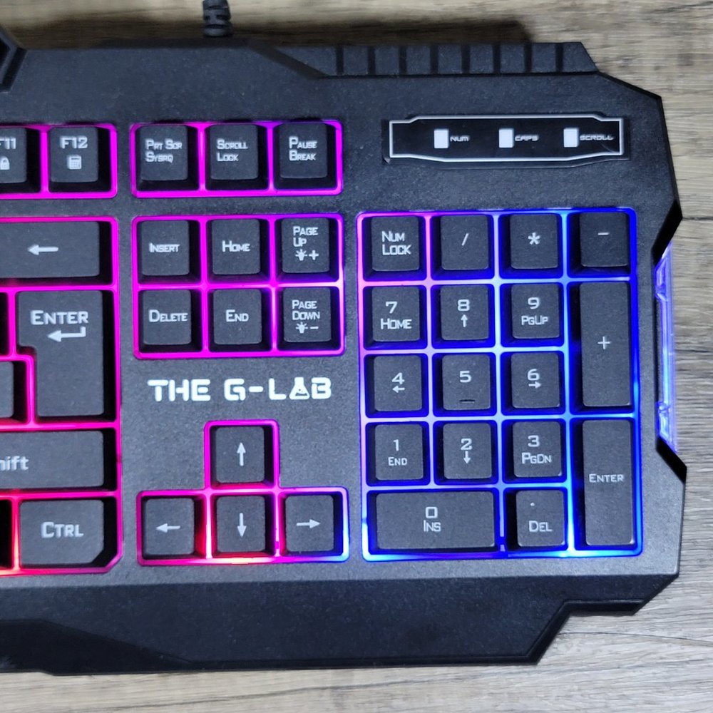 The G-Lab Black Keyboard Keyz-120 CMD6089 5V - Picture 4 of 9